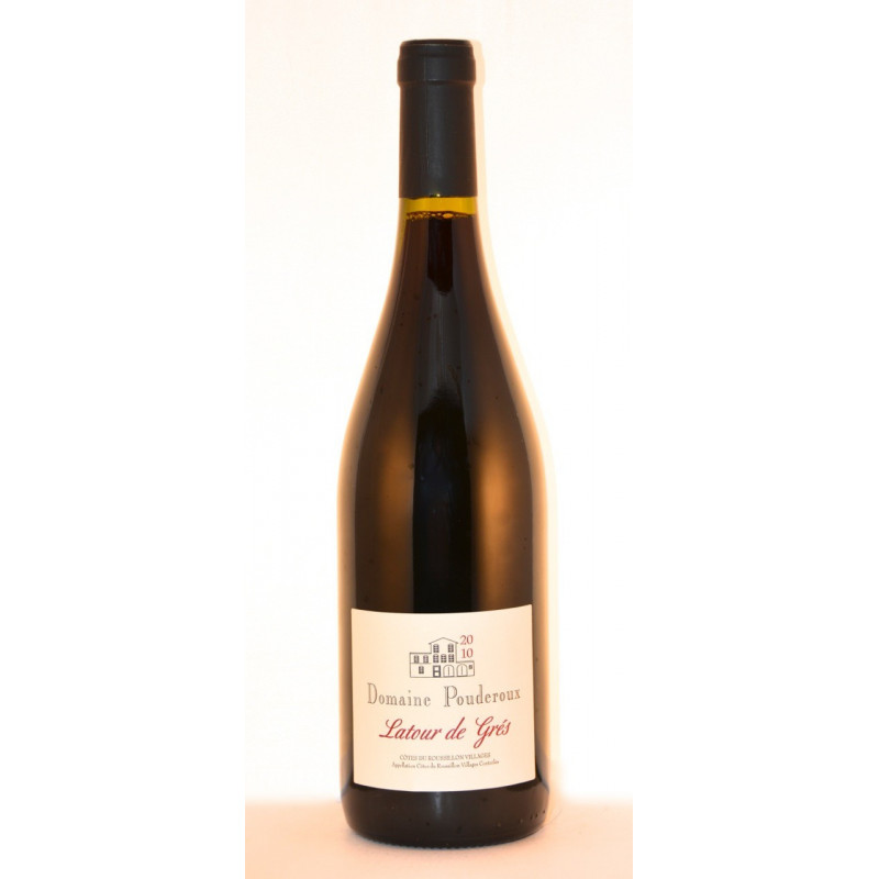 COTES DU ROUSSILLON VILLAGES DOMAINE POUDEROUX LATOUR DE GRES 2015