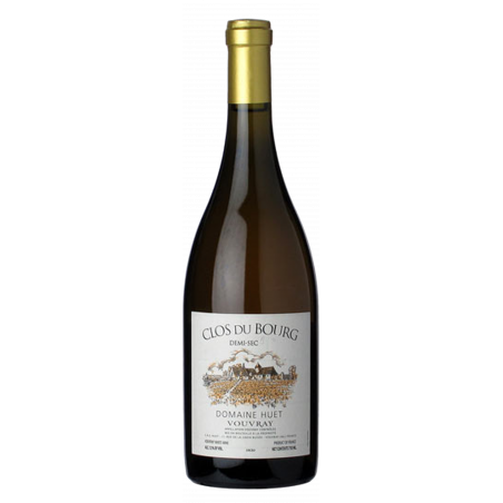 VOUVRAY DEMI SEC LE CLOS DU BOURG DOMAINE HUET 2014