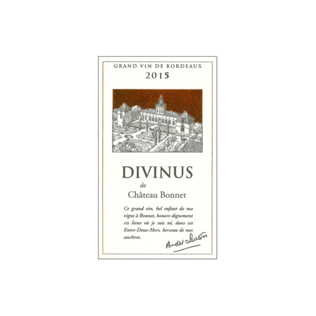 BORDEAUX 2015 DIVINUS DU CHATEAU BONNET