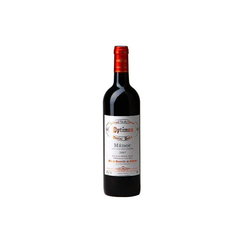 MEDOC OPTIMUS DU CHATEAU PONTAC GADET 2015