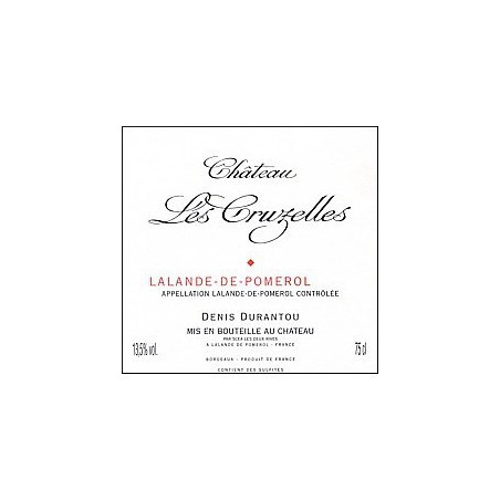 LALANDE DE POMEROL CHATEAU LES CRUZELLES 2016