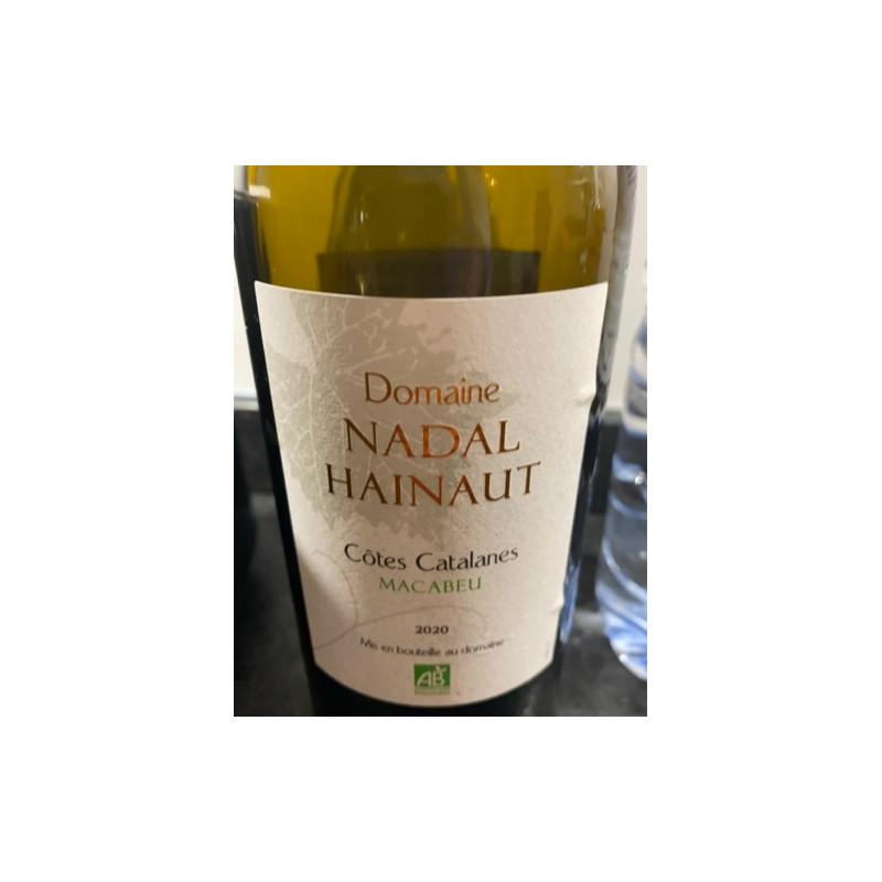 COTES CATALANES BLANC CHATEAU NADAL HAINAUT - MACCABEU