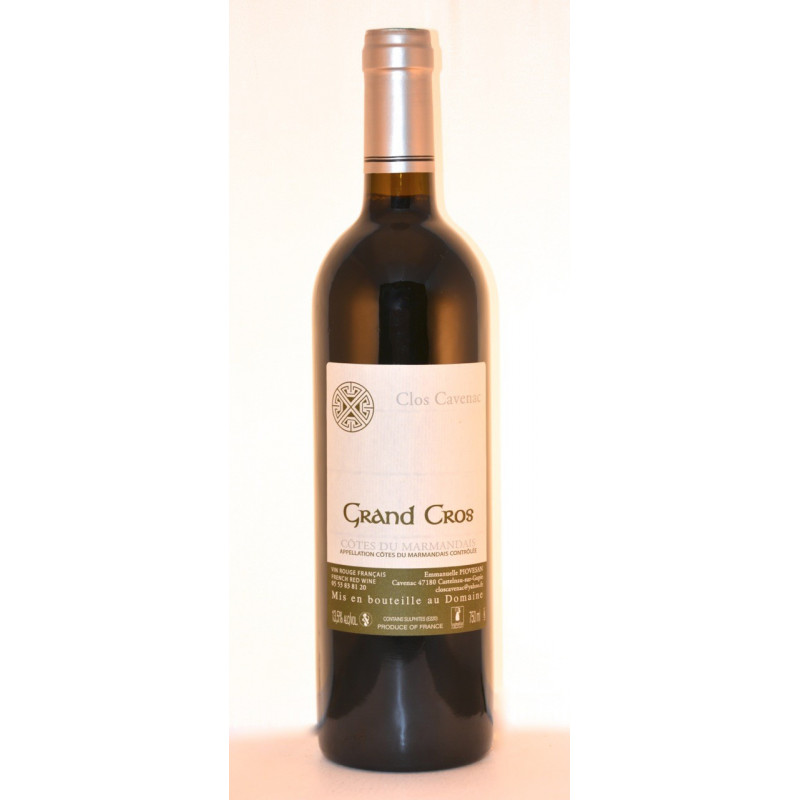 COTES DU MARMANDAIS CLOS CAVENAC GRAND CROS  2015